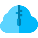 Zip cloud icon