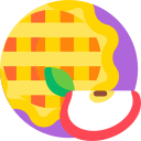 pie de manzana icon