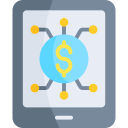 dinero digital icon