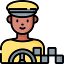 conductor de taxi icon