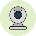 cámara web icon