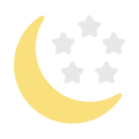 luna y estrellas icon