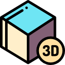 cubo 3d icon