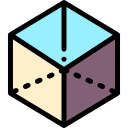 cubo 3d icon