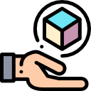 cubo 3d icon