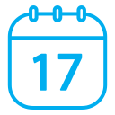 fecha del calendario icon