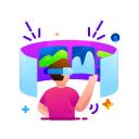 virtual reality icon