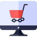 las compras en línea icon