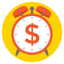 el tiempo es dinero icon