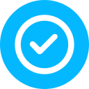 círculo de verificación icon