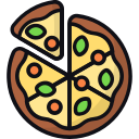 vegane pizza icon