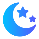 luna y estrellas