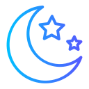 luna y estrellas 