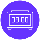 reloj digital icon