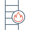 escalera de fuego icon