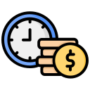 el tiempo es dinero icon