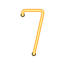 numero 7 icon