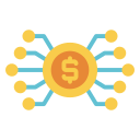 dinero digital icon