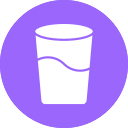 vaso de agua icon