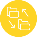 transferencia de datos icon