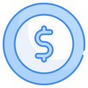 signo de dólar icon