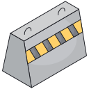 barrera vial icon