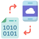 transferencia de datos icon