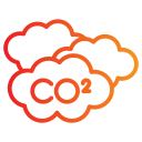 nube de co2 icon