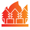 incendio forestal icon