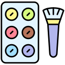 paleta de maquillaje icon