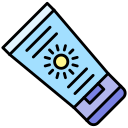 Crema solar icon