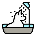 baño para gatos icon