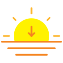 puesta de sol icon