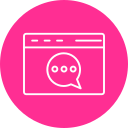 chat web icon