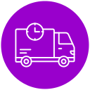 Time delivery icon simple element from Royalty Free Vector
