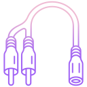 cable de audio icon