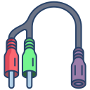 cable de audio icon