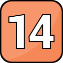 número 14 icon