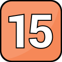 número 15 icon