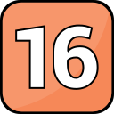 número 16 icon