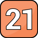 número 21 icon