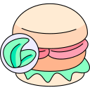 Hamburguesa vegana icon