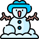 monigote de nieve icon