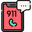 llamada al 911 icon