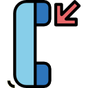 receptor de teléfono icon