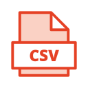 archivo csv icon