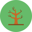 Árbol seco icon