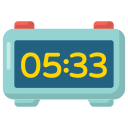 reloj digital icon