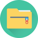 carpeta zip icon