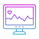 monitor de pulso cardiaco icon